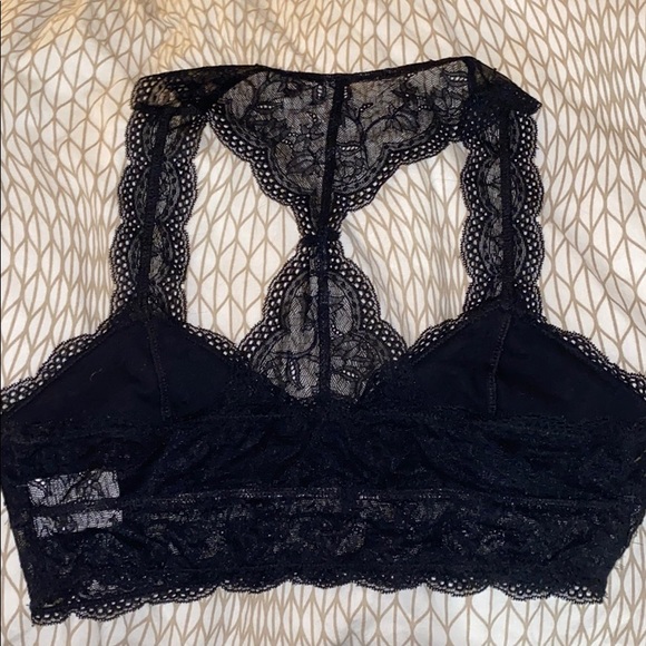 Black Lace Bralettes - Junior Size M - Picture 2 of 4